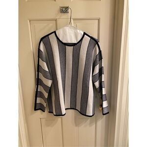 Intropia wool striped oversized sweater size small